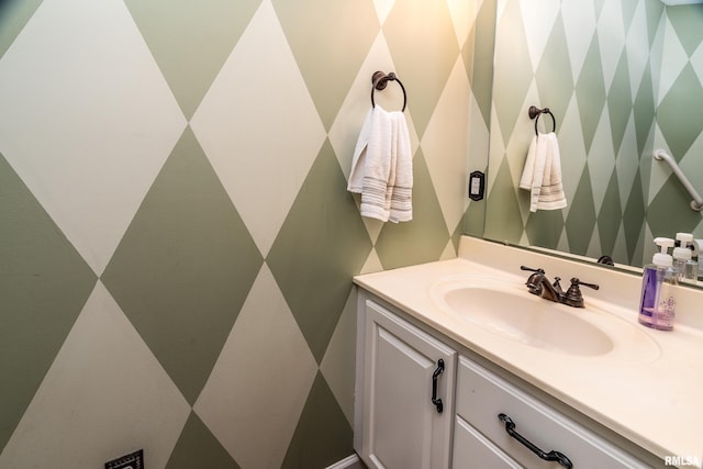 1803 N Dawn Dr, Marion, IL 62959 - half bath with vanity