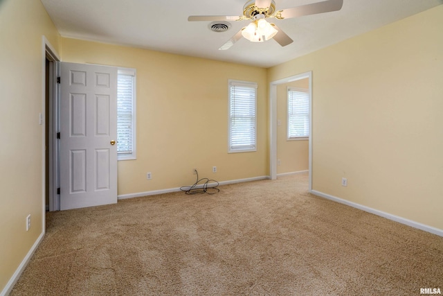 1803 N Dawn Dr, Marion, IL 62959 - spare room with carpet and ceiling fan