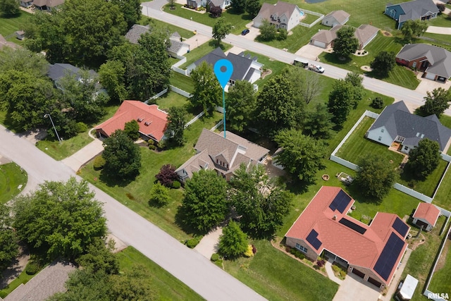 1803 N Dawn Dr, Marion, IL 62959 - aerial view of residential area