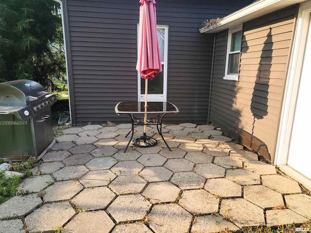 719 E Cherry St, Olney, IL 62450 - view of patio / terrace with a grill