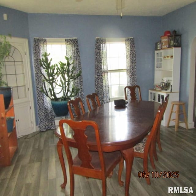 632 N Pershing St, Energy, IL 62933 - dining room featuring wood finished floors