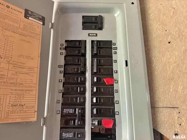 2223 N Ave, Metropolis, IL 62960 - utility room featuring electric panel