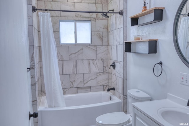 2036 Spruce St, Murphysboro, IL 62966 - bathroom featuring shower / bathtub combination with curtain and vanity