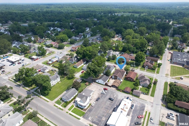 2036 Spruce St, Murphysboro, IL 62966 - aerial overview of property's location with a forest and nearby suburban area