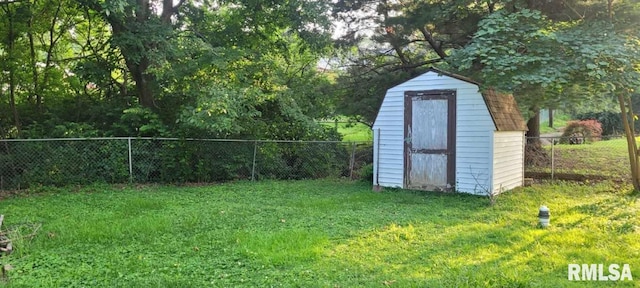 2903 Logan St, Mount Vernon, IL 62864 - view of shed featuring a fenced backyard