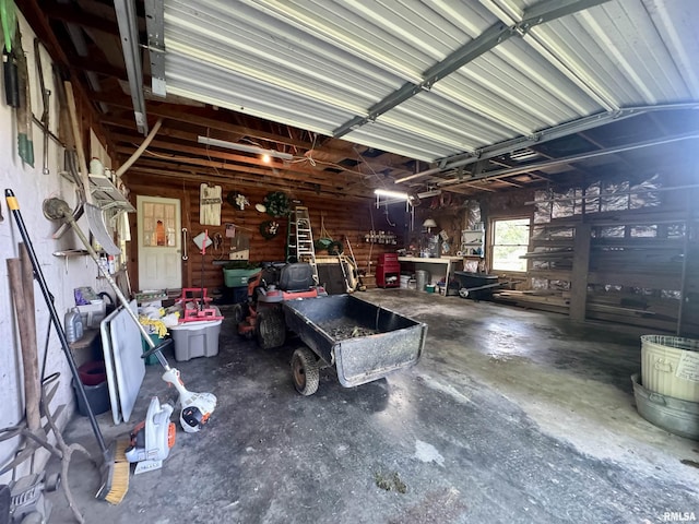 9596 Fox Hunters Rd, Benton, IL 62812 - garage with a workshop area
