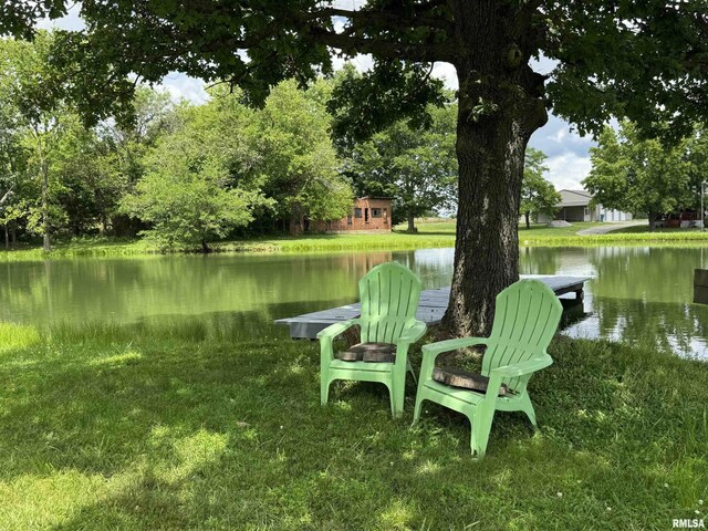9596 Fox Hunters Rd, Benton, IL 62812 - dock featuring a water view