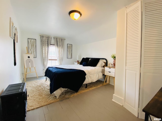 245 W Mcclernand Ave, Shawneetown, IL 62984 - bedroom featuring wood finished floors and a closet