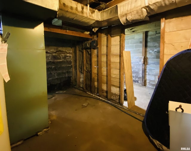 245 W Mcclernand Ave, Shawneetown, IL 62984 - view of unfinished basement