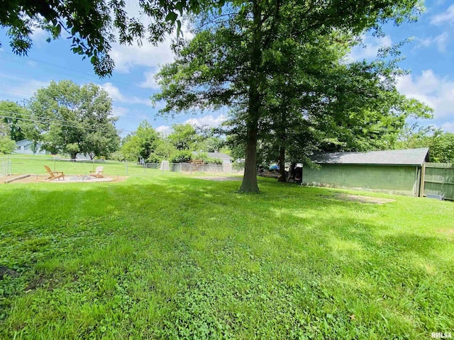 245 W Mcclernand Ave, Shawneetown, IL 62984 - view of yard