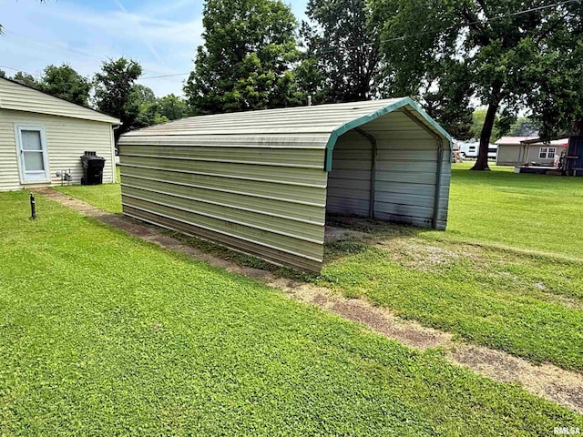 104 E 5th St, Brookport, IL 62910 - view of outbuilding with a detached carport