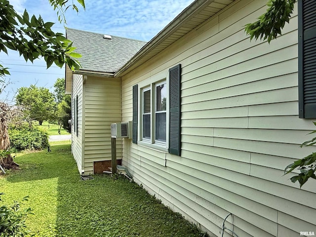 104 E 5th St, Brookport, IL 62910 - view of property exterior featuring a lawn and roof with shingles