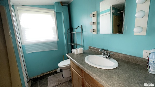 404 E Main St, Buckner, IL 62812 - bathroom featuring vanity and a shower