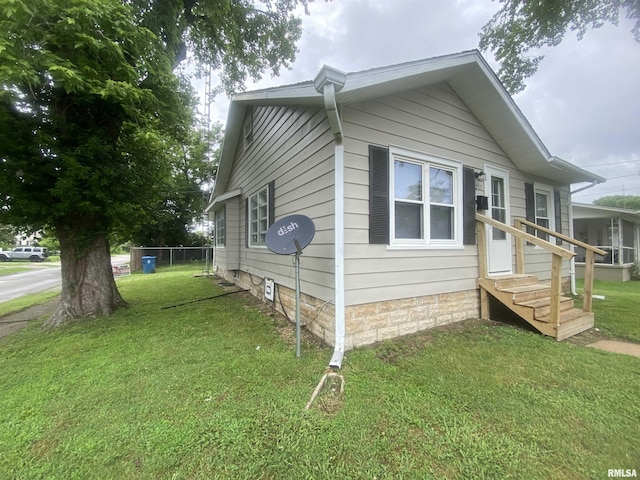 211 Charles St, Benton, IL 62812 - view of home's exterior with entry steps