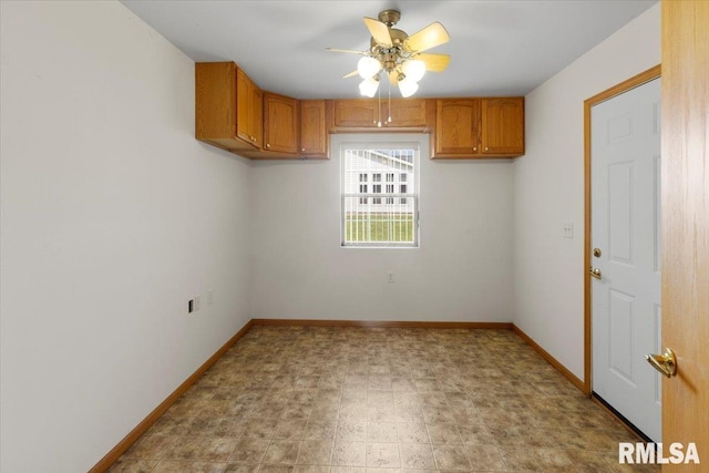 1504 Apache Dr, Marion, IL 62959 - spare room with ceiling fan and baseboards