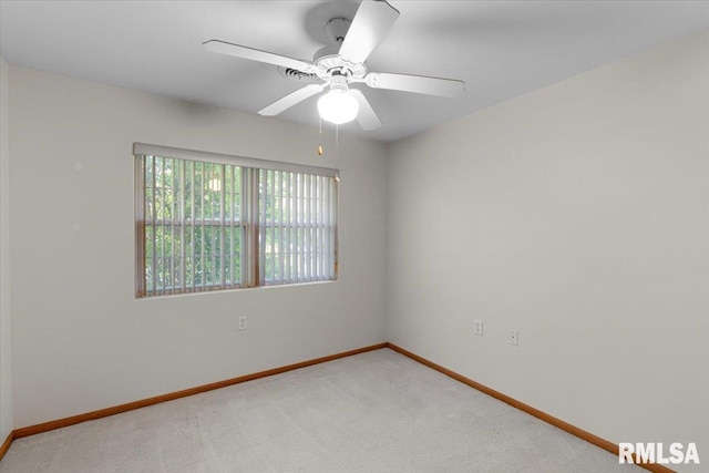 1504 Apache Dr, Marion, IL 62959 - spare room with carpet flooring and a ceiling fan