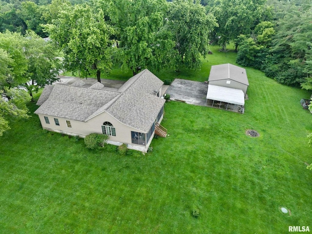 2209 Cedar Hill Rd, West Frankfort, IL 62896 - aerial view of property and surrounding area