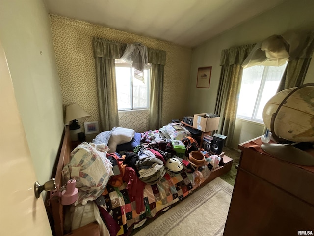 1323 Cedar St, Centralia, IL 62801 - bedroom with vaulted ceiling