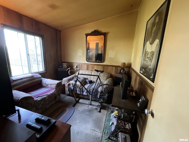 1323 Cedar St, Centralia, IL 62801 - living area with wainscoting