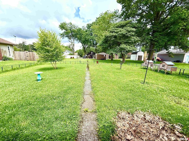 1313 N State St, Marion, IL 62959 - view of yard featuring a storage unit
