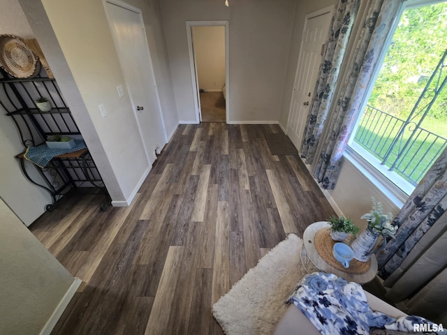 2805 College St, Mount Vernon, IL 62864 - entrance foyer with healthy amount of natural light and wood finished floors