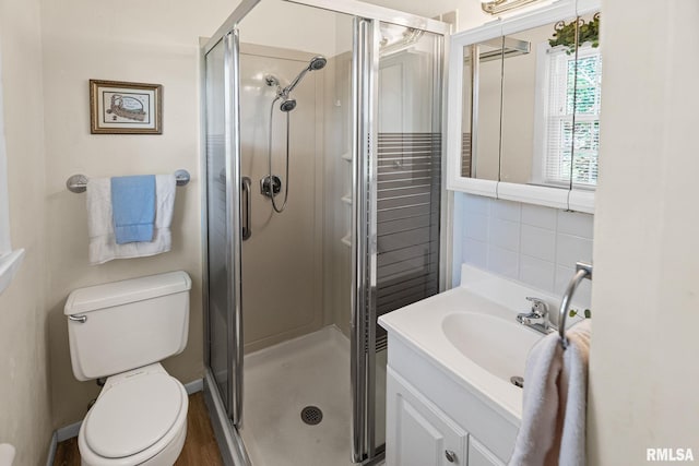 10 Monroe Ave, Salem, IL 62881 - bathroom with vanity and a stall shower