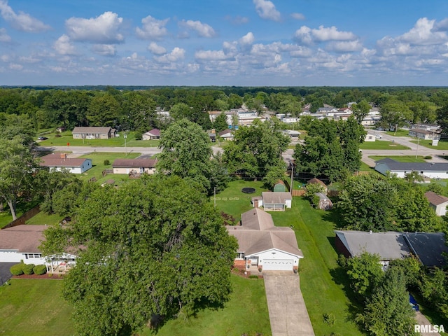 10 Monroe Ave, Salem, IL 62881 - aerial perspective of suburban area