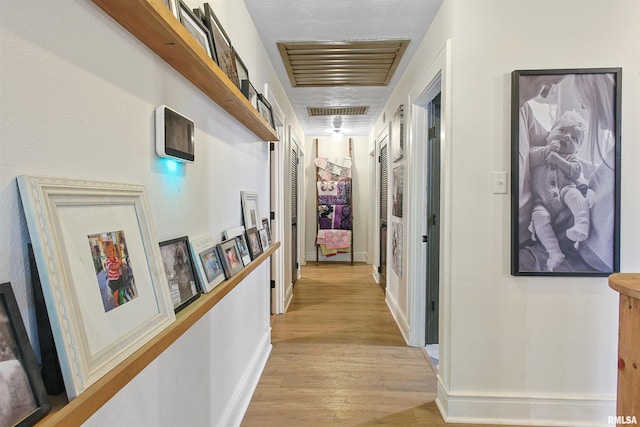 809 Dogwood Ln, Marion, IL 62959 - hallway with light wood-type flooring and baseboards