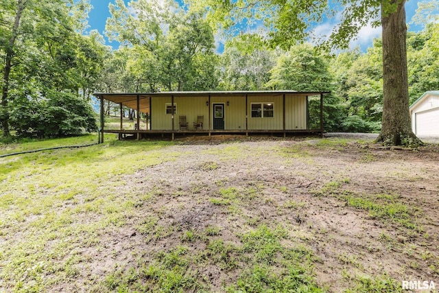 880 State Route 166, Creal Springs, IL 62922 - view of front facade with view of wooded area