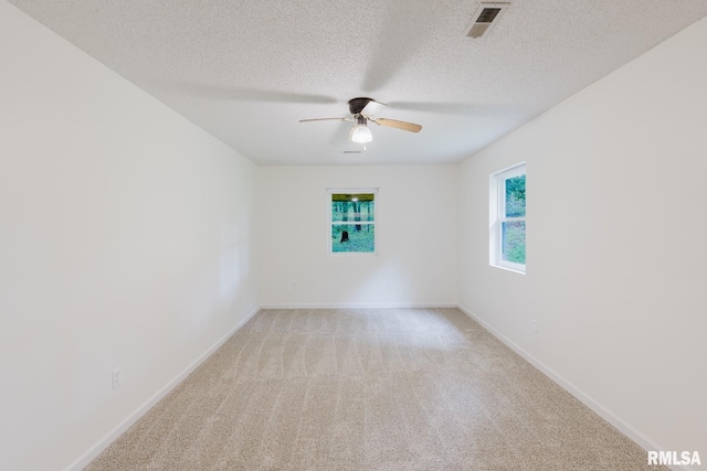 880 State Route 166, Creal Springs, IL 62922 - carpeted empty room with a ceiling fan and a textured ceiling