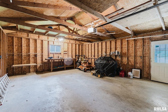 880 State Route 166, Creal Springs, IL 62922 - garage featuring a garage door opener