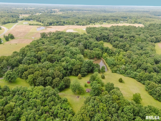 880 State Route 166, Creal Springs, IL 62922 - bird's eye view of a heavily wooded area