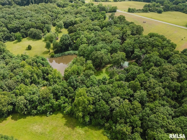880 State Route 166, Creal Springs, IL 62922 - bird's eye view of a nearby body of water and a forest