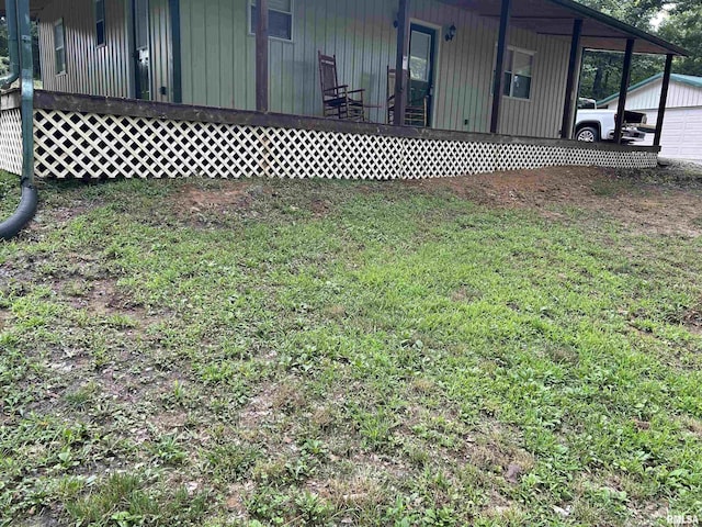 880 State Route 166, Creal Springs, IL 62922 - view of green lawn