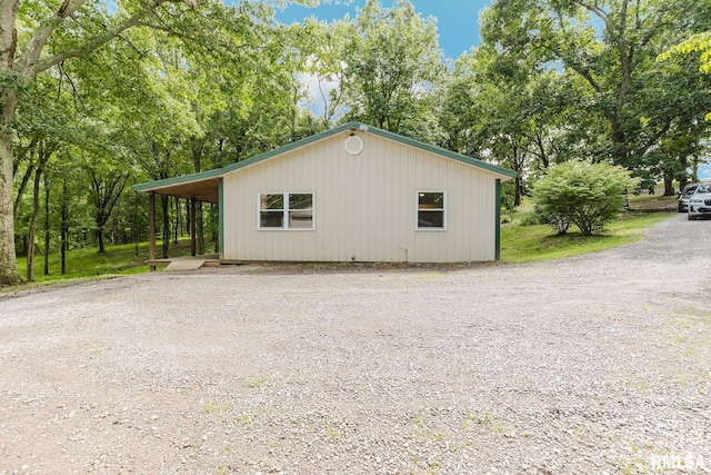 880 State Route 166, Creal Springs, IL 62922 - view of property exterior featuring driveway