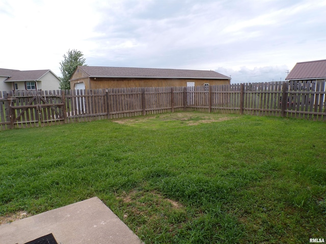 1821 Mark Dr, Sparta, IL 62286 - view of fenced backyard