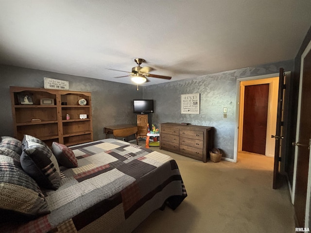 49 Jon St, Metropolis, IL 62960 - bedroom featuring carpet floors and a ceiling fan