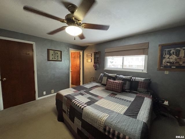 49 Jon St, Metropolis, IL 62960 - bedroom featuring carpet floors and ceiling fan