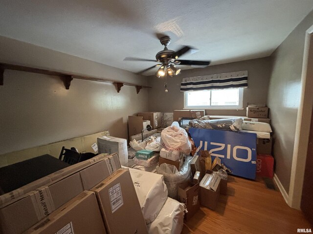 49 Jon St, Metropolis, IL 62960 - bedroom featuring wood finished floors and ceiling fan