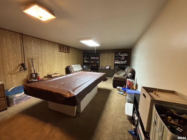 49 Jon St, Metropolis, IL 62960 - recreation room with carpet and pool table