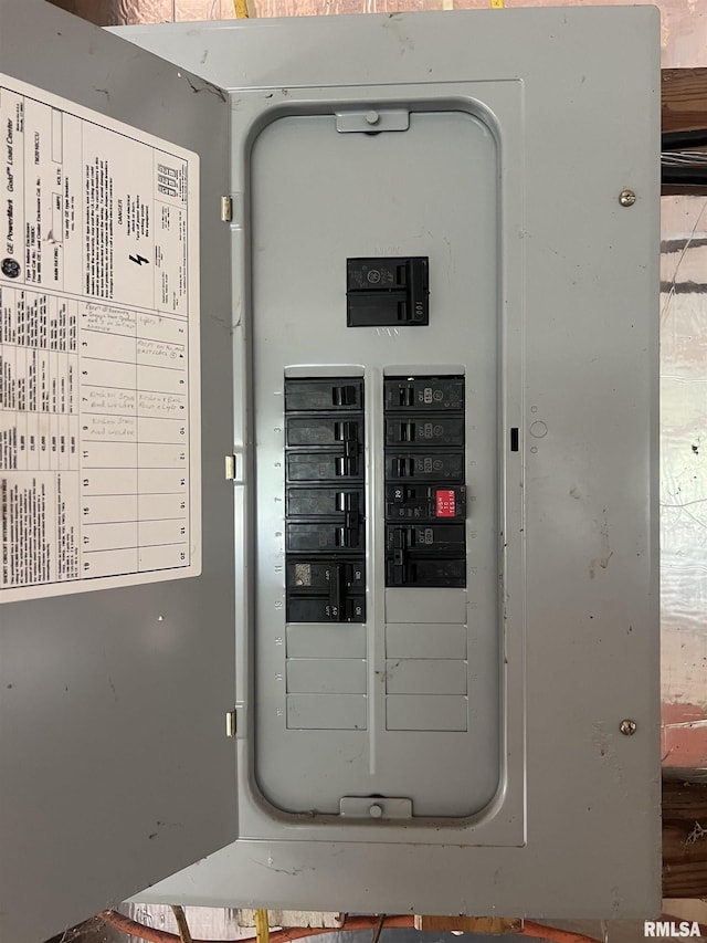 18640 Mount Zion Rd, Benton, IL 62812 - utility room featuring electric panel