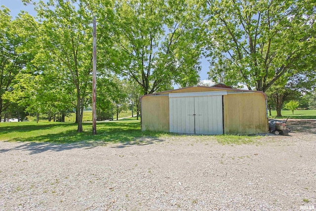 735 Sharp Rd, Anna, IL 62906 - view of pole building featuring a yard