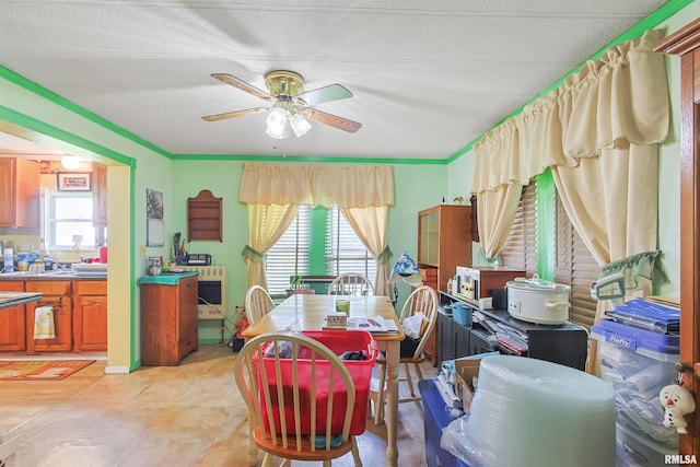735 Sharp Rd, Anna, IL 62906 - dining room featuring a ceiling fan