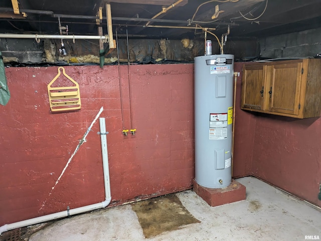 1205 Burgess Ave, Johnston City, IL 62951 - utility room with water heater