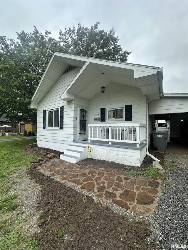 308 Blossom St, Carterville, IL 62918 - view of front of house featuring a porch