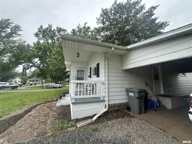 308 Blossom St, Carterville, IL 62918 - view of side of property featuring a yard