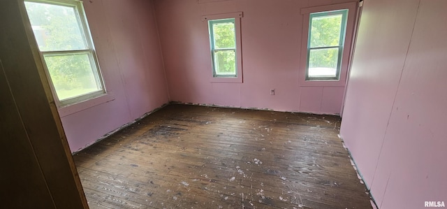 4801 Quail Run Rd, Salem, IL 62881 - spare room with hardwood / wood-style floors