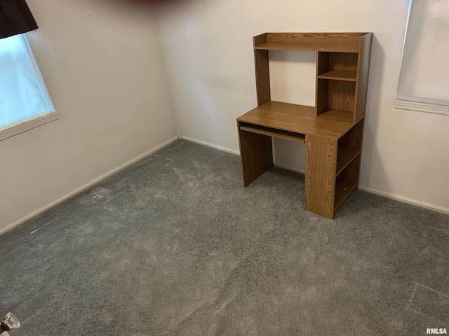 1026 E Noleman St, Centralia, IL 62801 - unfurnished office with dark colored carpet and baseboards