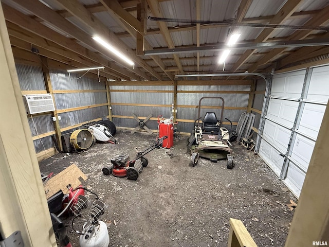 41 Cache Ave, Buncombe, IL 62912 - garage featuring cooling unit