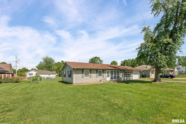 326 N Indiana St, Salem, IL 62881 - back of property featuring an attached garage
